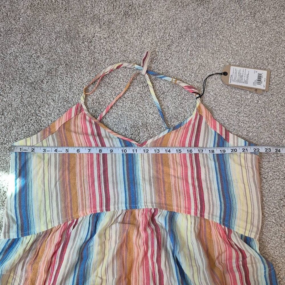 Prana Multicolor Striped Midi Dress - Picture 6 of 9